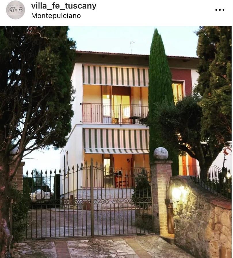 Villa Fe -Choose Panoramic View, Jacuzzi, Private Parking Montepulciano Stazione Exterior foto